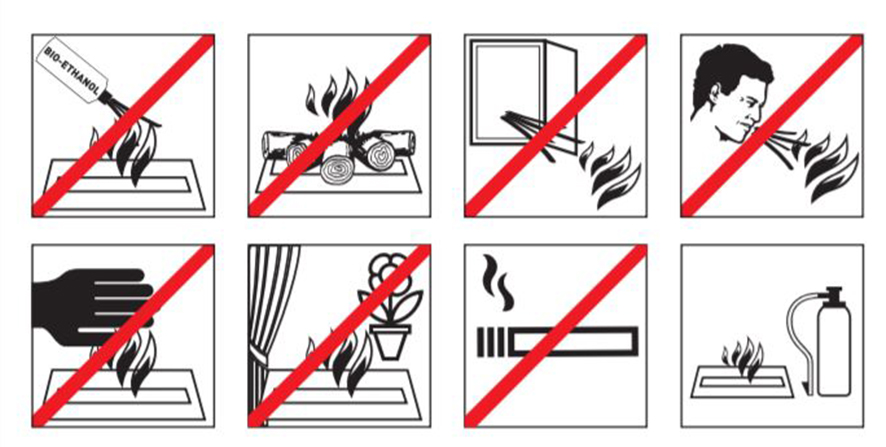 Chimeneas de etanol y bioetanol